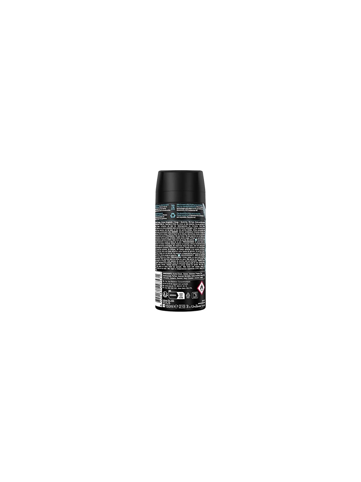 Axe AQUA BERGAMOT deodorante spray 150ml uomo