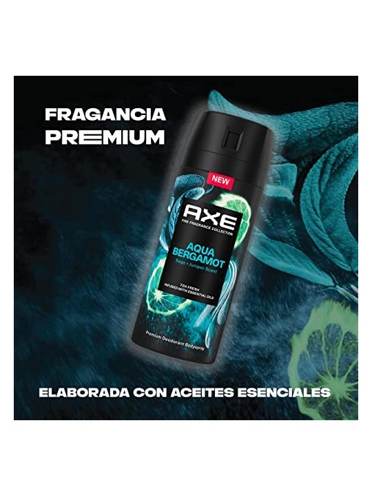 Axe AQUA BERGAMOT deodorante spray 150ml uomo