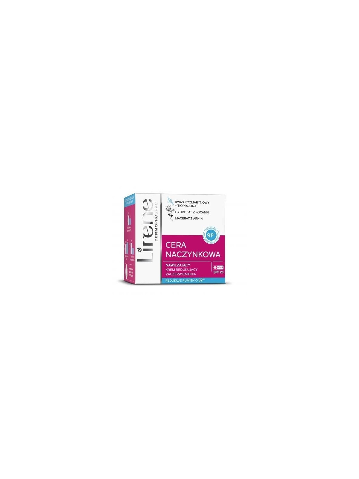 Crema giorno idratante riducente arrossamento SPF20 Pelle Capillare 50ml