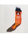 Adidas Team Force Gel Doccia Corpo Capelli Viso 3 in 1 gel