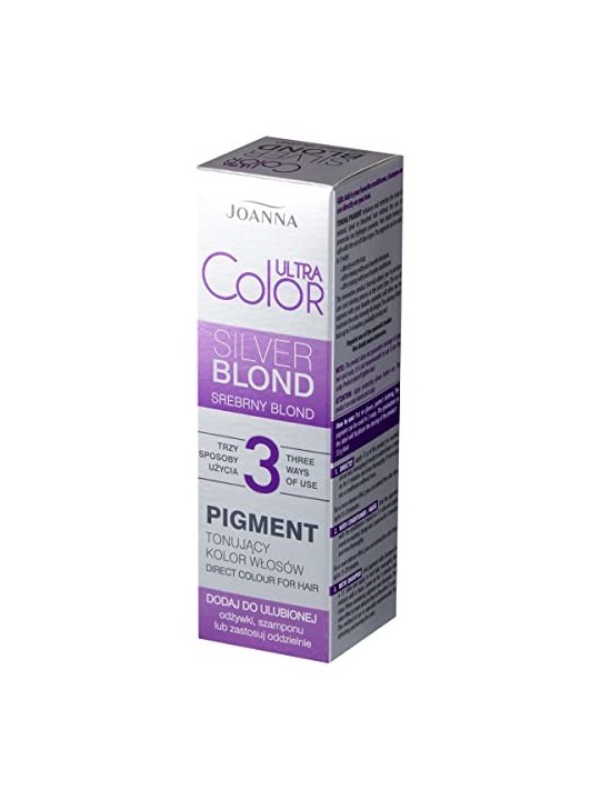 JOANNA Ultra Color Pigmento tonalizzante per capelli Biondo Argento 100ml