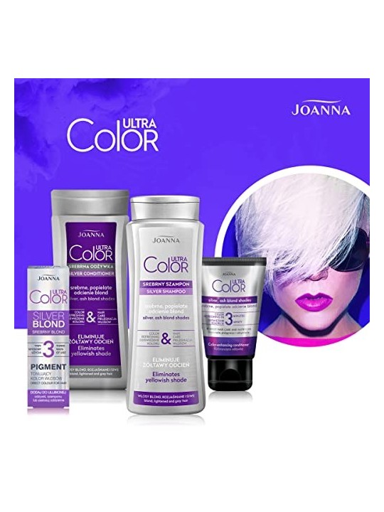 JOANNA Ultra Color Pigmento tonalizzante per capelli Biondo Argento 100ml