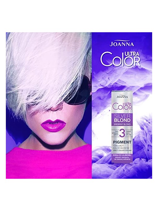 JOANNA Ultra Color Pigmento tonalizzante per capelli Biondo Argento 100ml