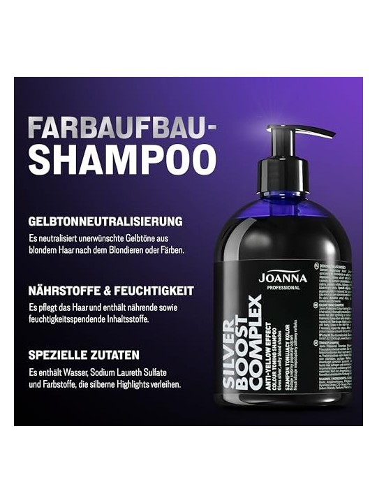 Shampoo esaltatore di colore Silver Boost Complex 500g