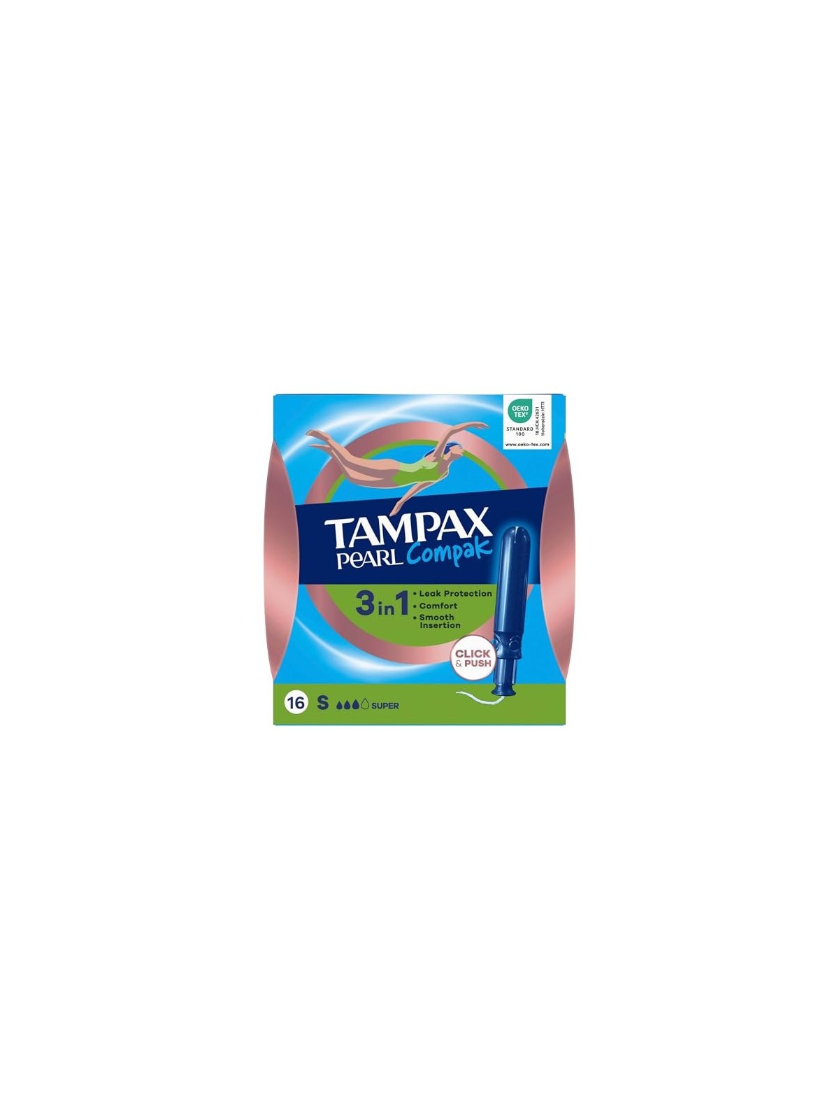 Tampax TAMPAX PEARL COMPAK tampone super 16 unit donna