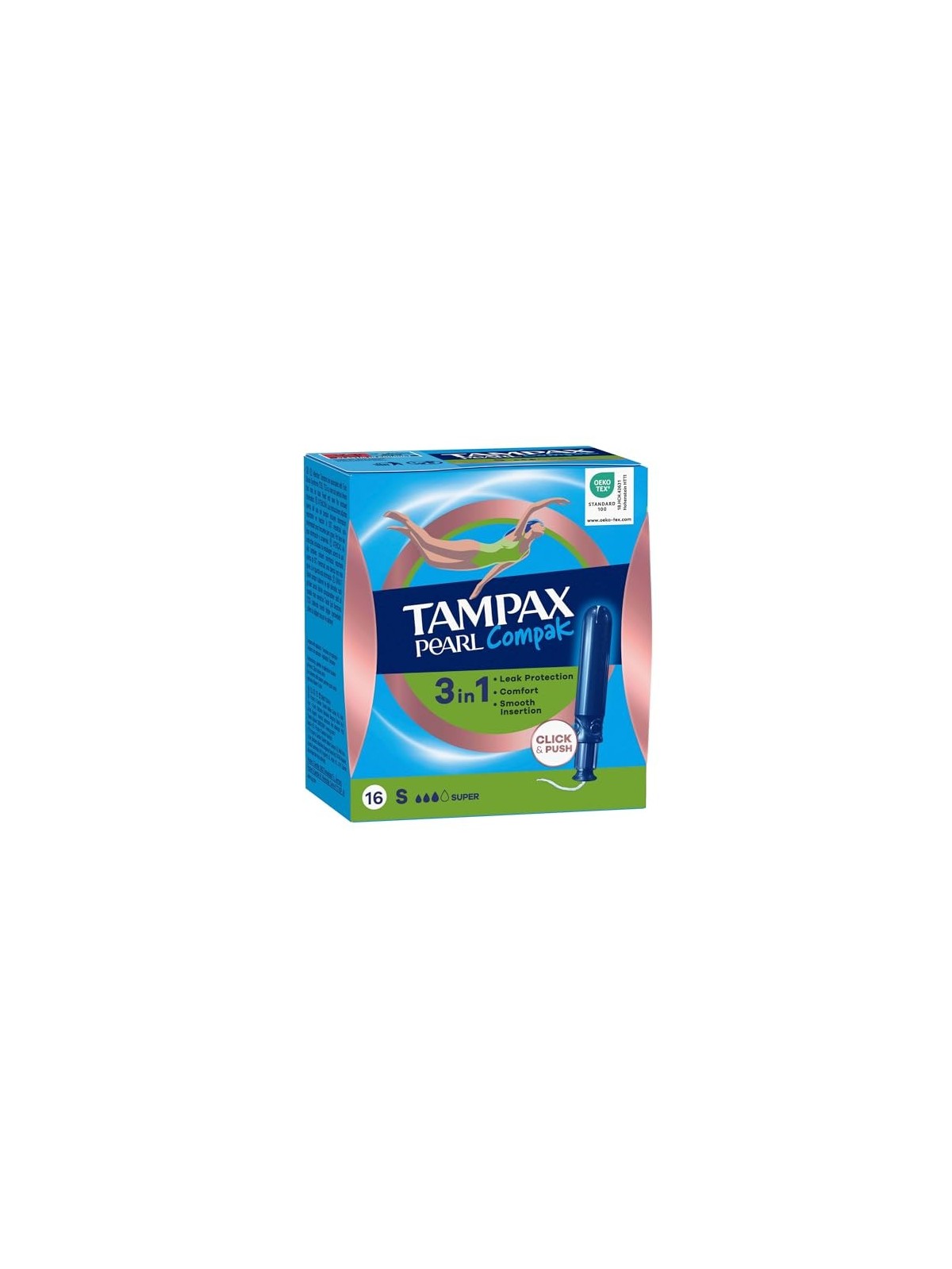 Tampax TAMPAX PEARL COMPAK tampone super 16 unit donna