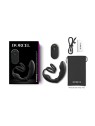 P-Ring Prostate Massager massaggiatore prostatico con doppio anello Nero
