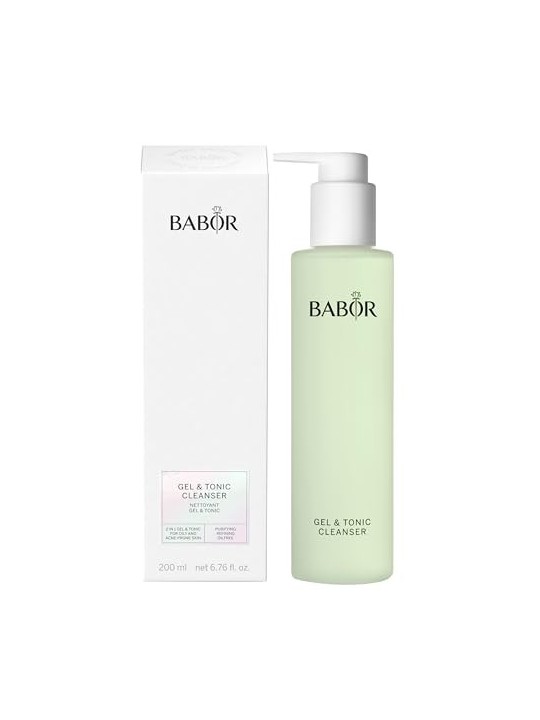 Babor Cleansing 2 in 1 Gel & Tonic Cleanser 200ml For Oily
