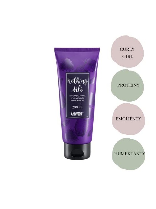 Nothing Sili maschera lisciante naturale senza siliconi per capelli 200ml