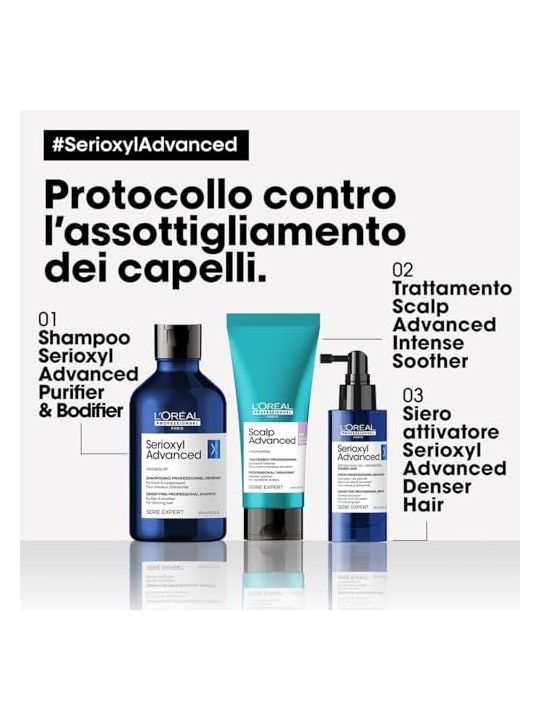 Shampoo L'Orï¿½ï¿½al Professionnel SERIOXYL AVANZATO 300ml