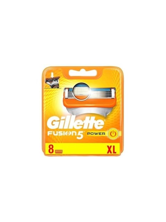 Gillette Fusion Power Lame di ricambio uomo 8 unit