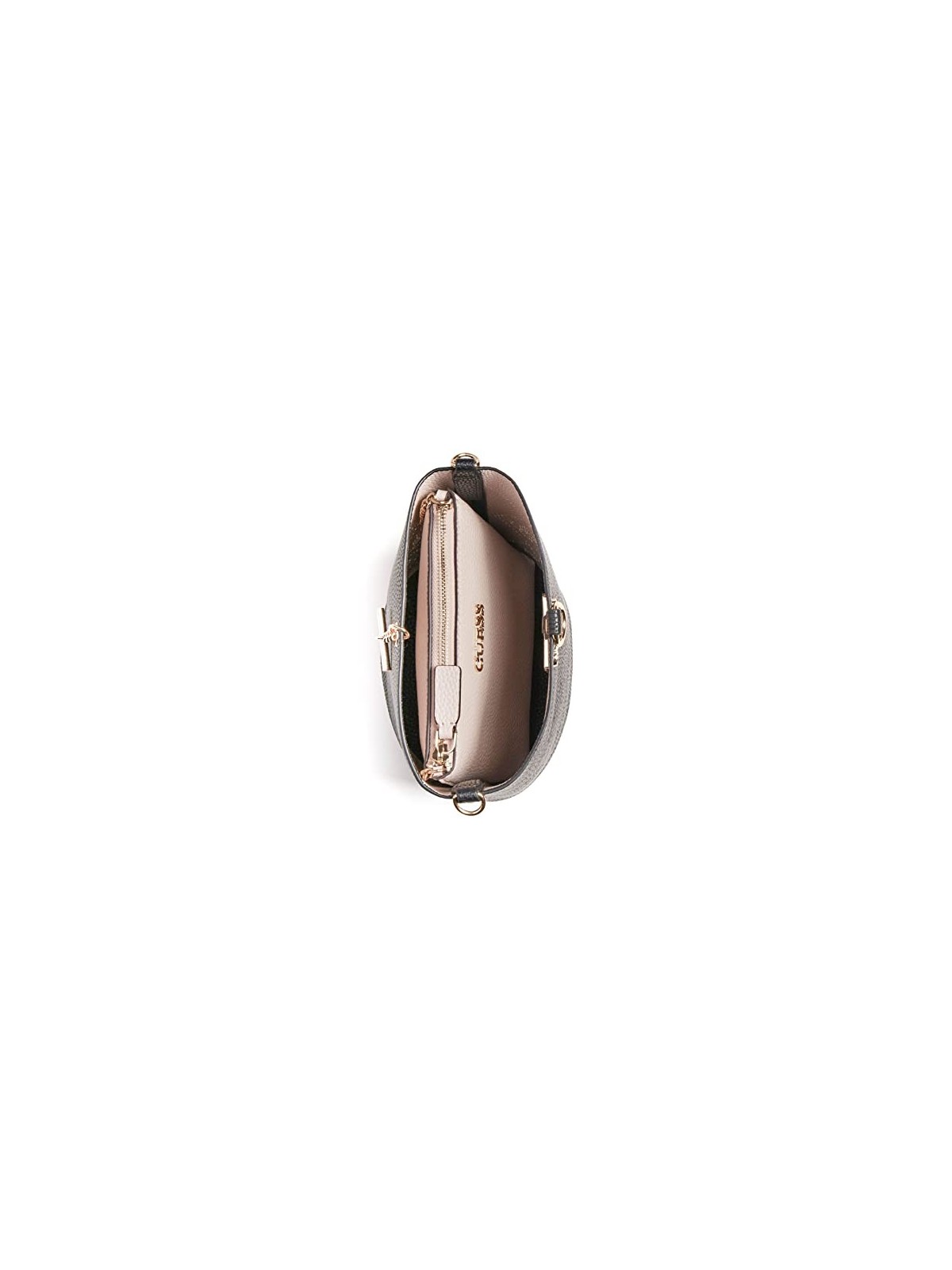 Guess Amara Borsa in Poliestere con Logo 4G Nera