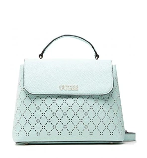 Guess Amara Borsa a Tracolla in Poliuretano con Logo 4G Verde Oliva HWSG8493100 34 x 29 x 11 cm donna