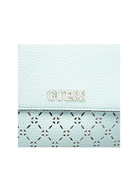 Guess Amara Borsa a Tracolla in Poliuretano con Logo 4G Verde Oliva HWSG8493100 34 x 29 x 11 cm donna