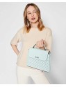 Guess Amara Borsa a Tracolla in Poliuretano con Logo 4G Verde Oliva HWSG8493100 34 x 29 x 11 cm donna