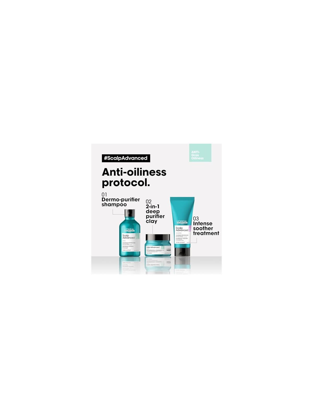 LOrï¿½ï¿½al Professionnel Shampoo antiforfora avanzato per cuoio capelluto donna 300ml