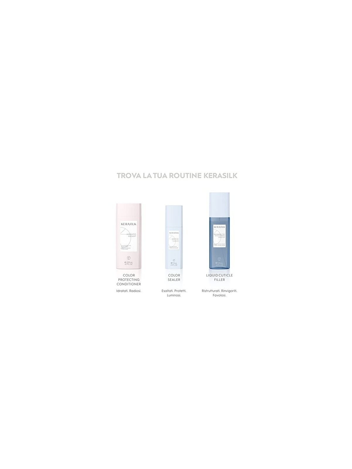 Shampoo Protettore del Colore Kerasilk ESSENTIALS 250ml Donna