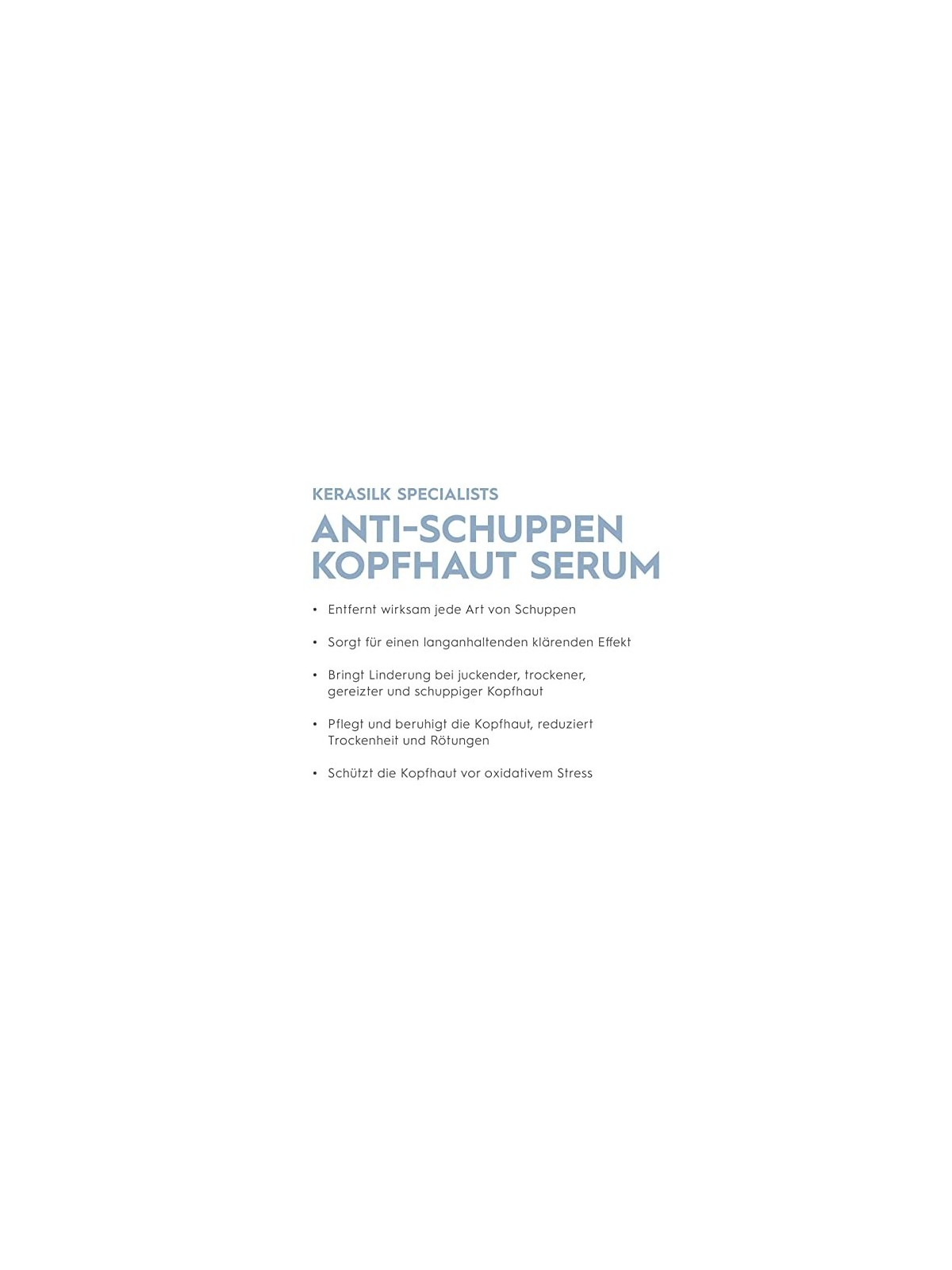 Kerasilk Specialisti Siero Cuoio Capelluto Antiforfora 100ml