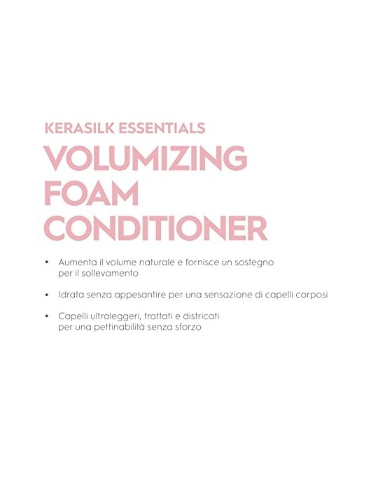 Volumizing Foam Conditioner Kerasilk Essentials 150ml Women