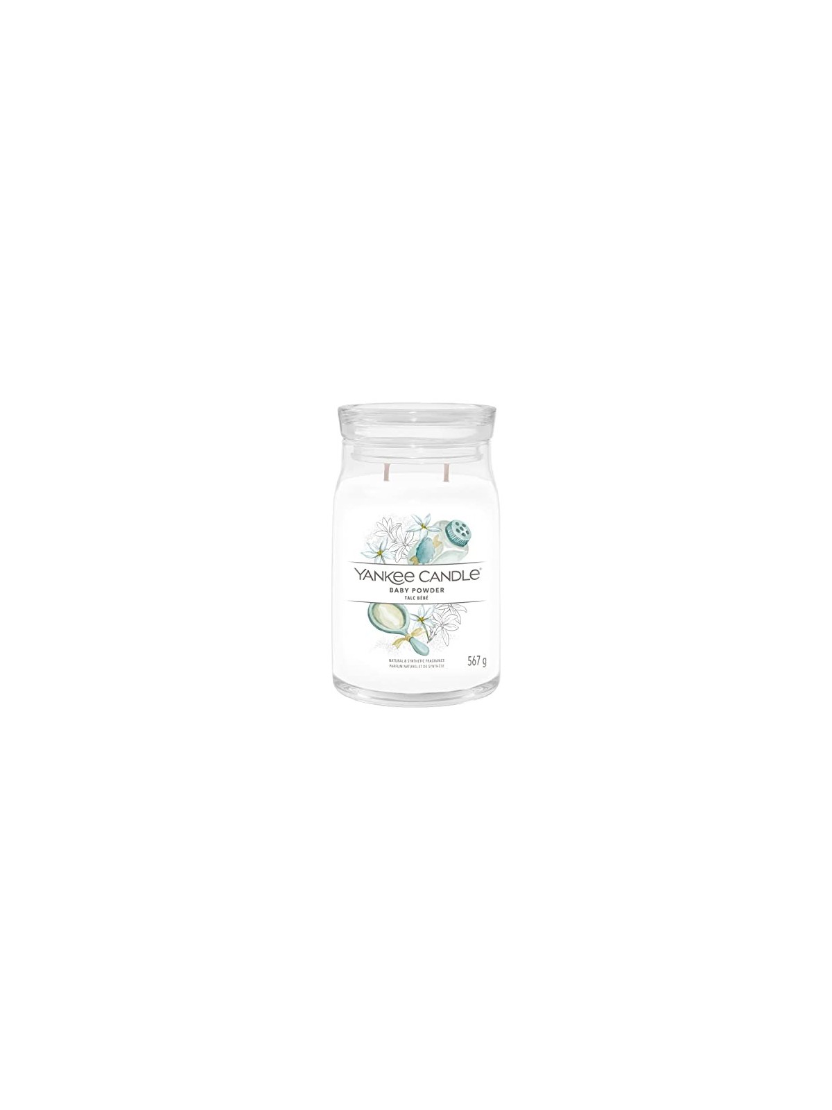 Yankee Candle Candela Profumata Signature Talco per Bambini unisex 567 0g