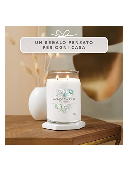 Yankee Candle Candela Profumata Signature Talco per Bambini unisex 567 0g