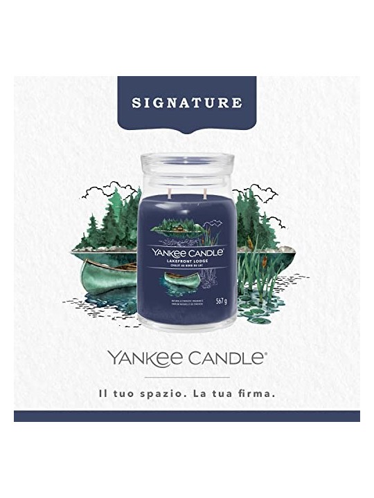 Yankee Candle Signature Candela Lago Fronte Lodge