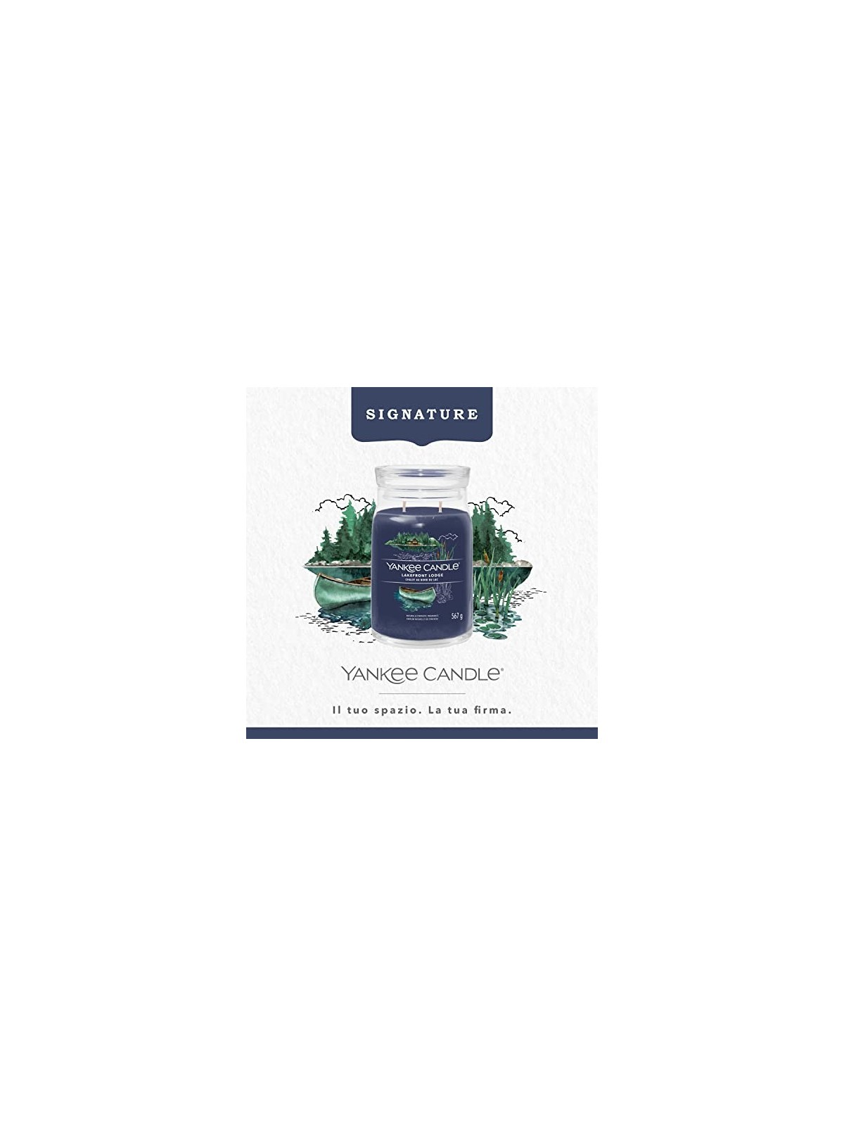 Yankee Candle Signature Candela Lago Fronte Lodge