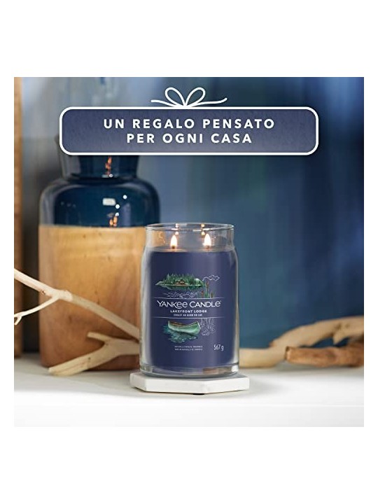 Yankee Candle Signature Candela Lago Fronte Lodge