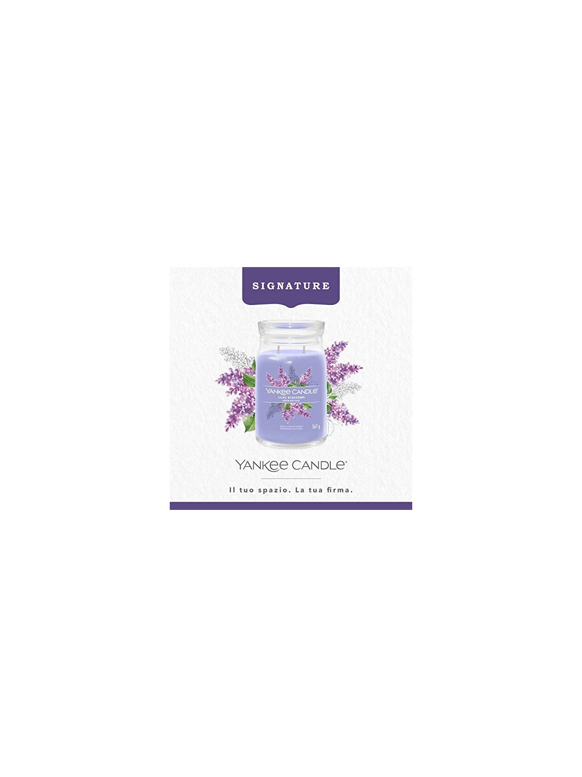 Yankee Candle Candela Signature Fiori di Lill Unisex 567 0g Yankee Candle www.essenzetotalstyle.com 