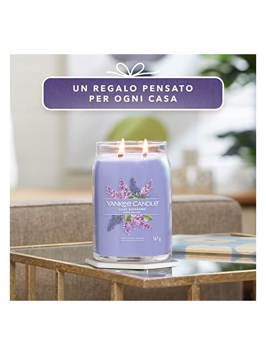 Yankee Candle Candela Signature Fiori di Lill Unisex 567 0g Yankee Candle www.essenzetotalstyle.com 