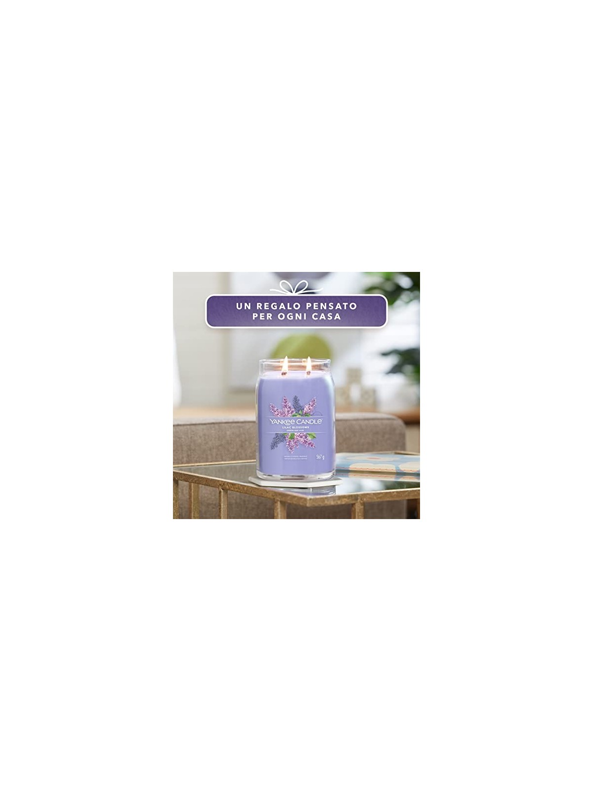 Yankee Candle Candela Signature Fiori di Lill Unisex 567 0g Yankee Candle www.essenzetotalstyle.com 