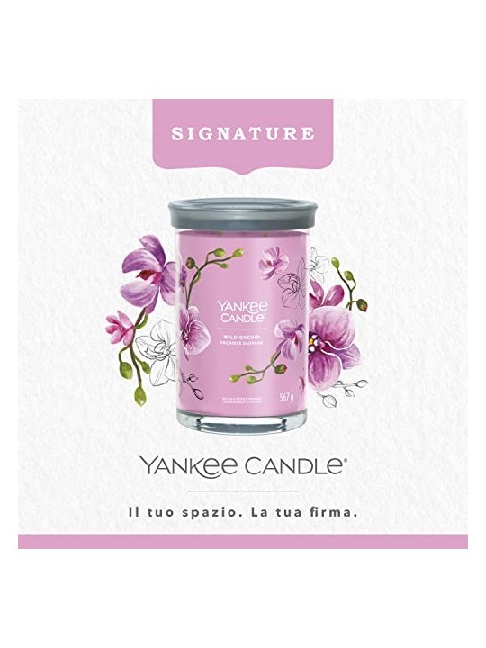 Yankee Candle Candela Tumbler Signature Orchidea Selvaggia unisex 567g