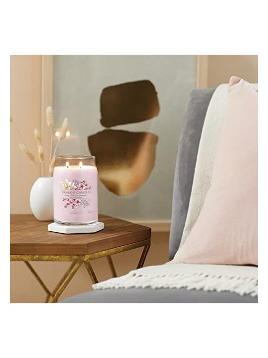 Yankee Candle Candela Profumata Unisex Ciliegia Rosa Vaniglia Firma