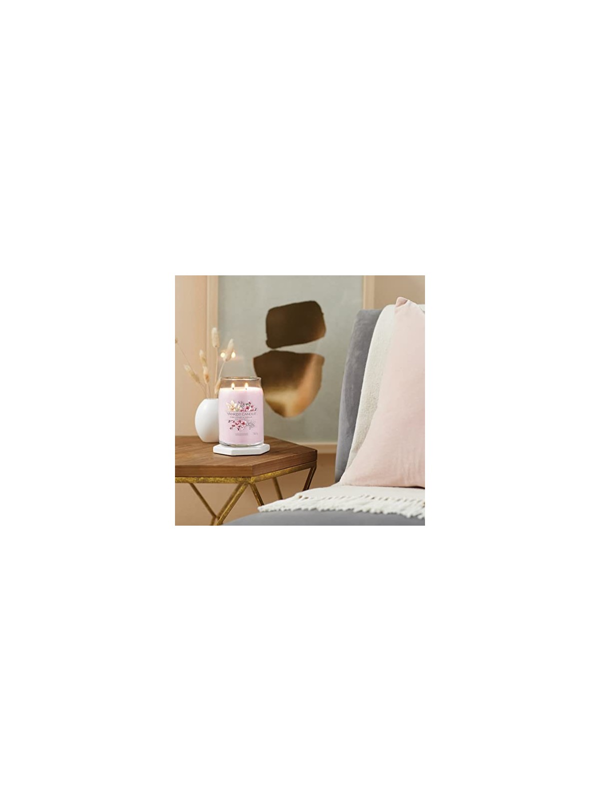 Yankee Candle Candela Profumata Unisex Ciliegia Rosa Vaniglia Firma