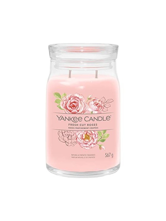 Yankee Candle Signature Scented Candle Fresh Cut Roses