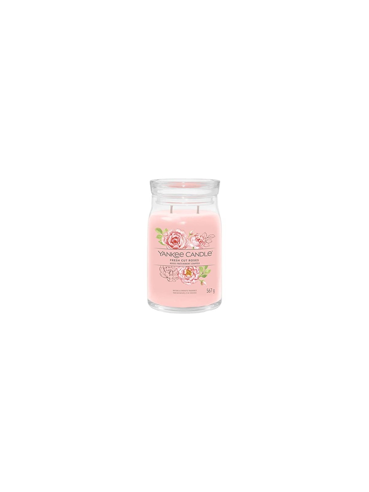 Yankee Candle Signature Scented Candle Fresh Cut Roses