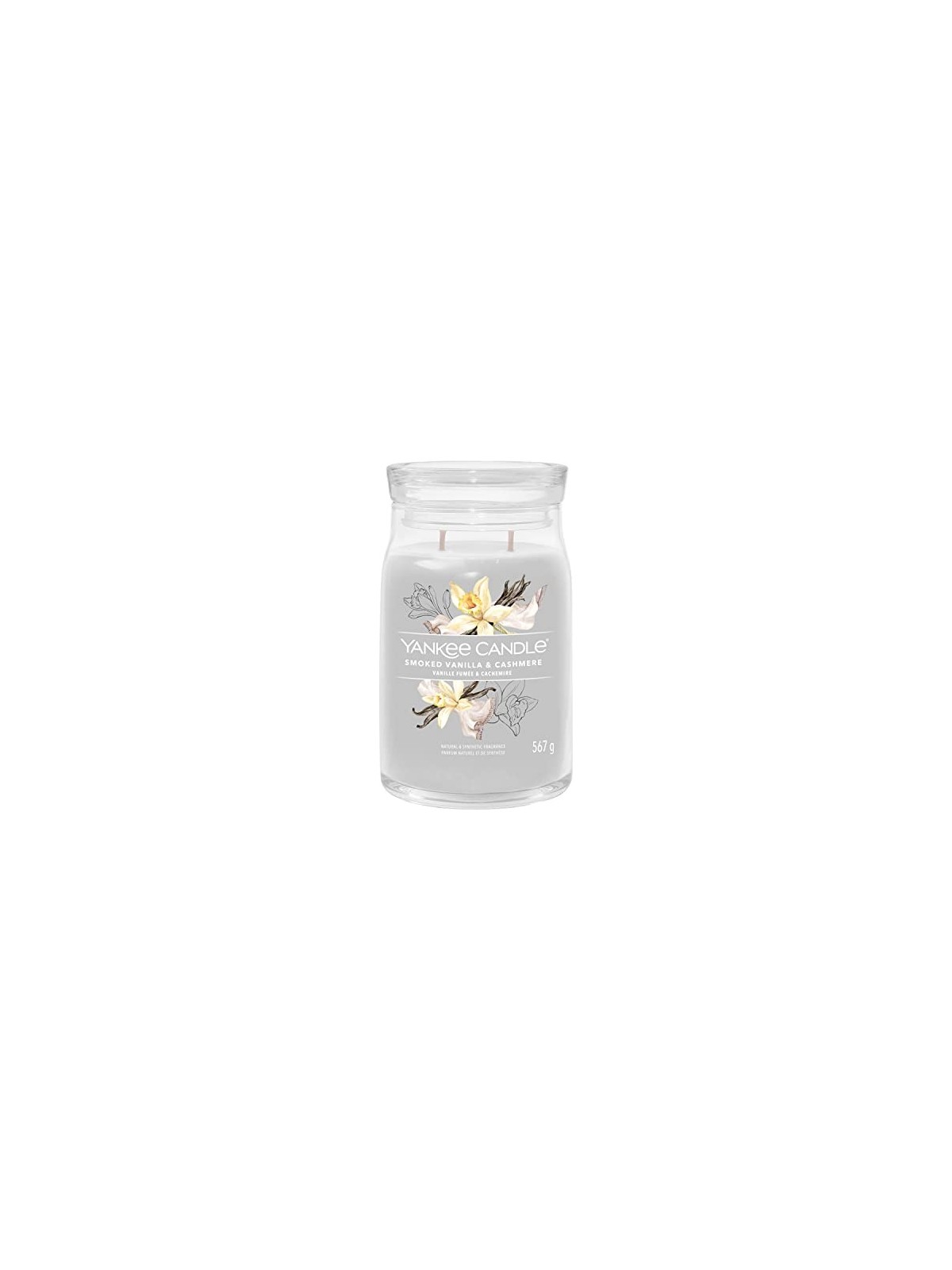 Yankee Candle Candela Profumata unisex alla Vaniglia Affumicata Cashmere