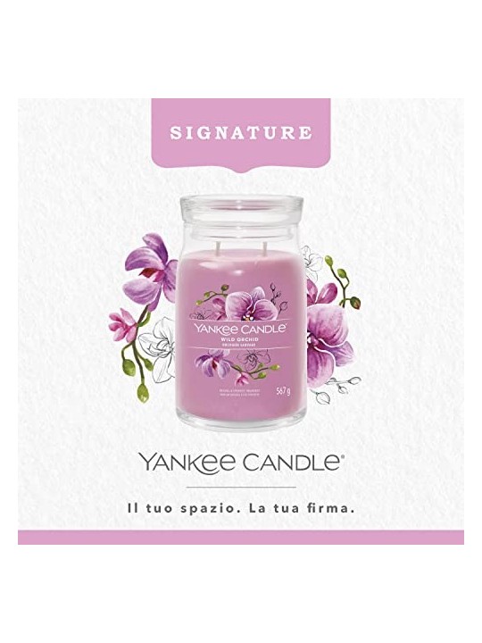 Yankee Candle Candela Signature Orchidea Selvaggia