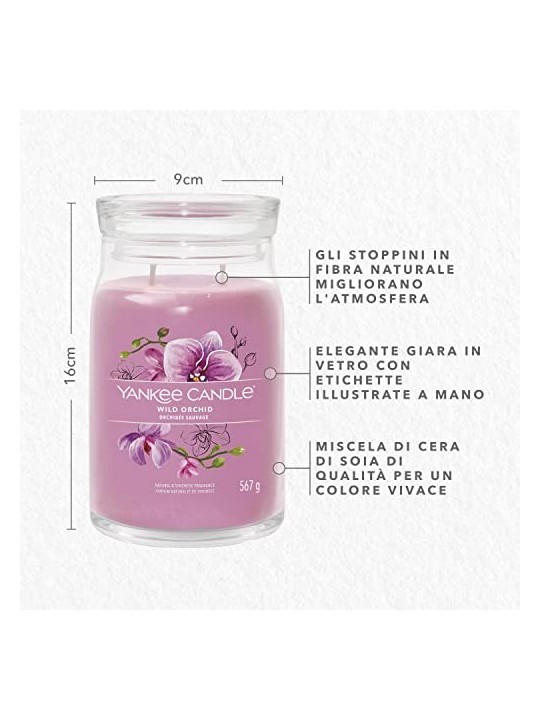 Yankee Candle Candela Signature Orchidea Selvaggia