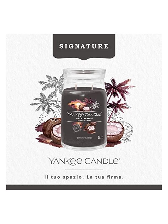 Yankee Candle Candela Signature al Cocco Nero ern kokos Vonn svka unisex 567 g