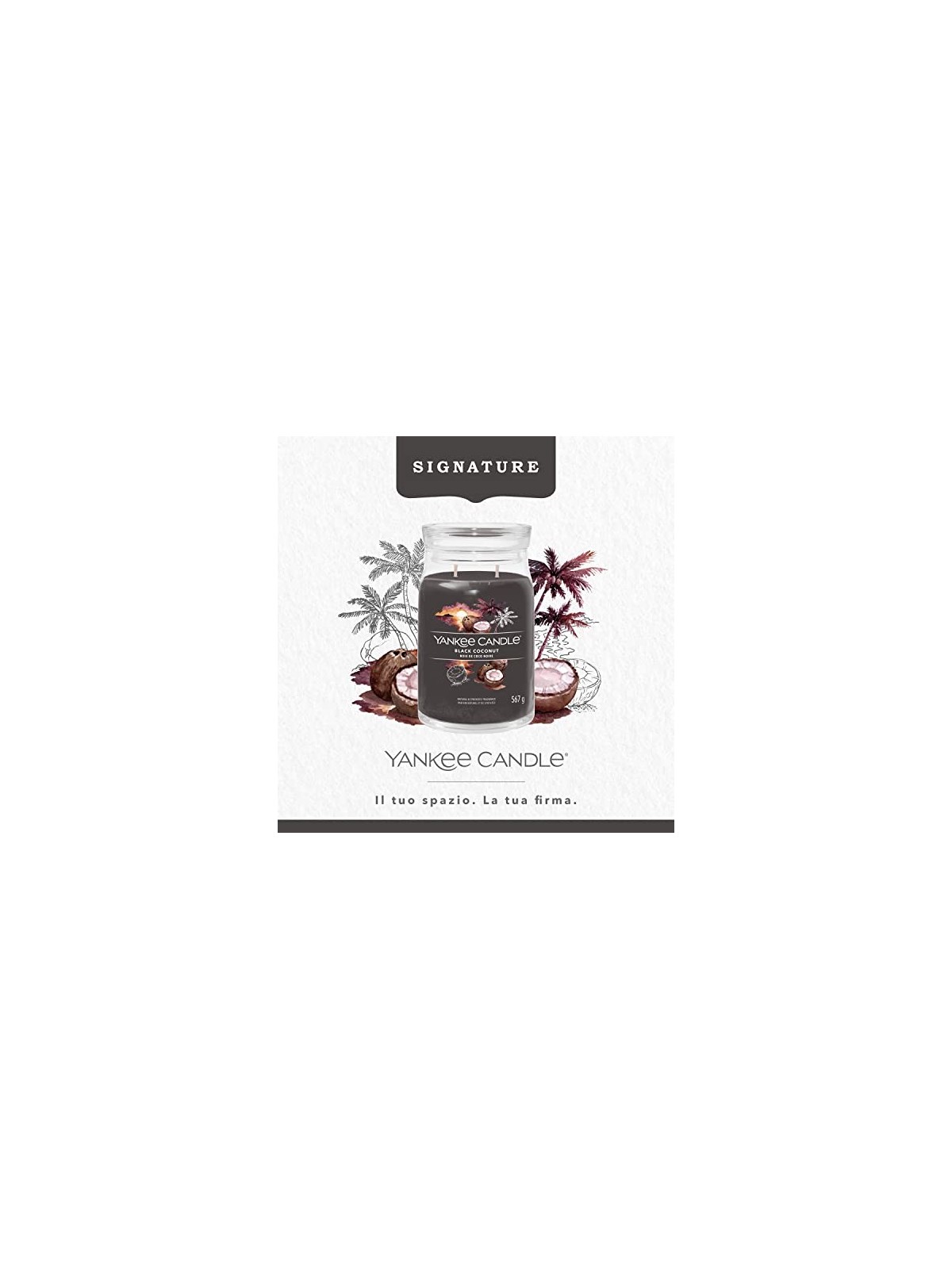 Yankee Candle Candela Signature al Cocco Nero ern kokos Vonn svka unisex 567 g