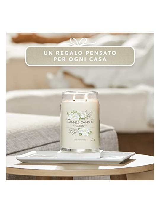 Yankee Candle Candela Profumata Signature Gardenia Bianca unisex 567g