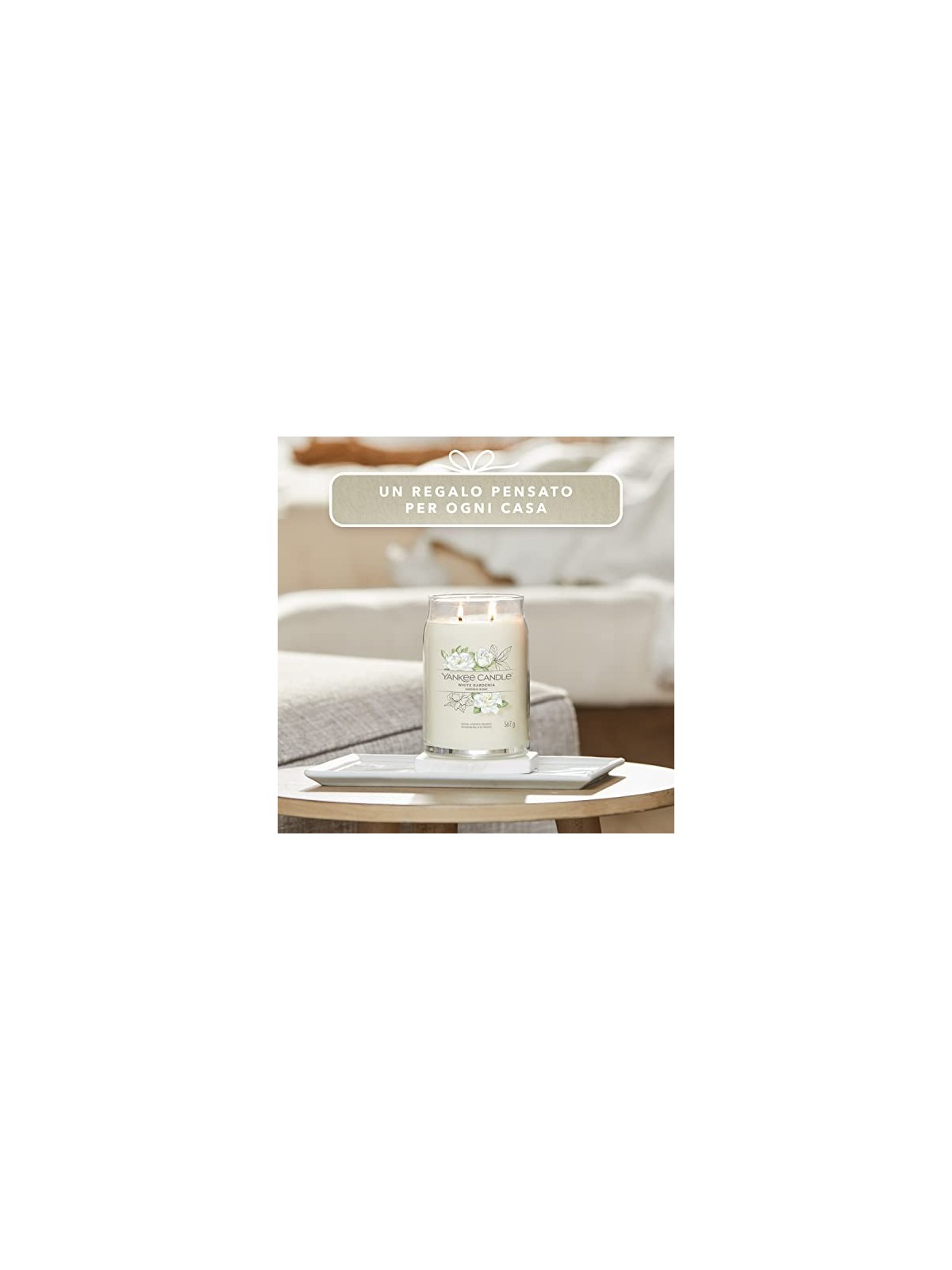 Yankee Candle Candela Profumata Signature Gardenia Bianca unisex 567g