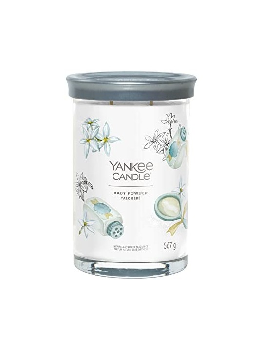 Yankee Candle Candela Tumbler Signature Talco per Bambini dtsk pudr Candela Profumata Unisex 567g