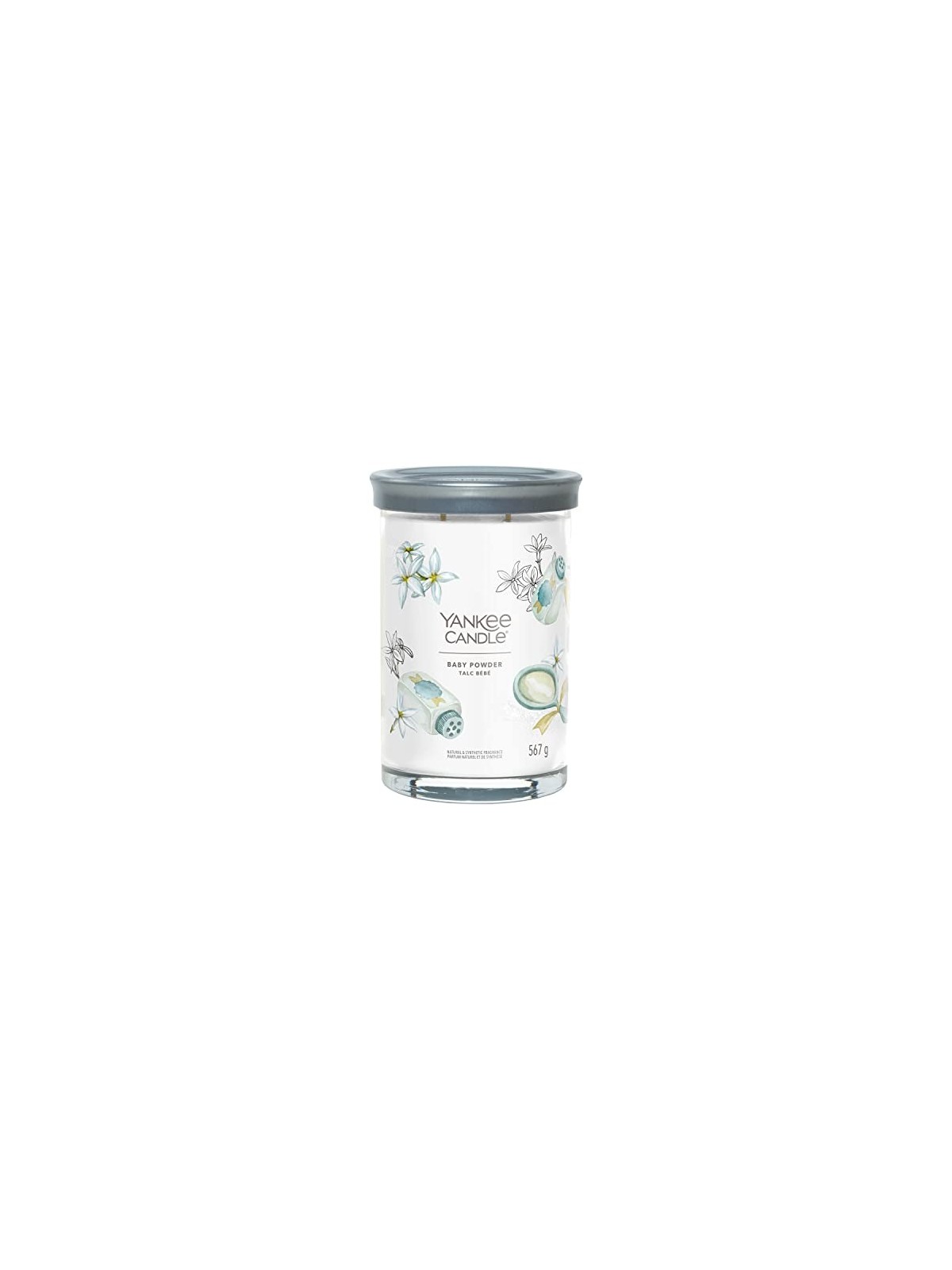 Yankee Candle Candela Tumbler Signature Talco per Bambini dtsk pudr Candela Profumata Unisex 567g