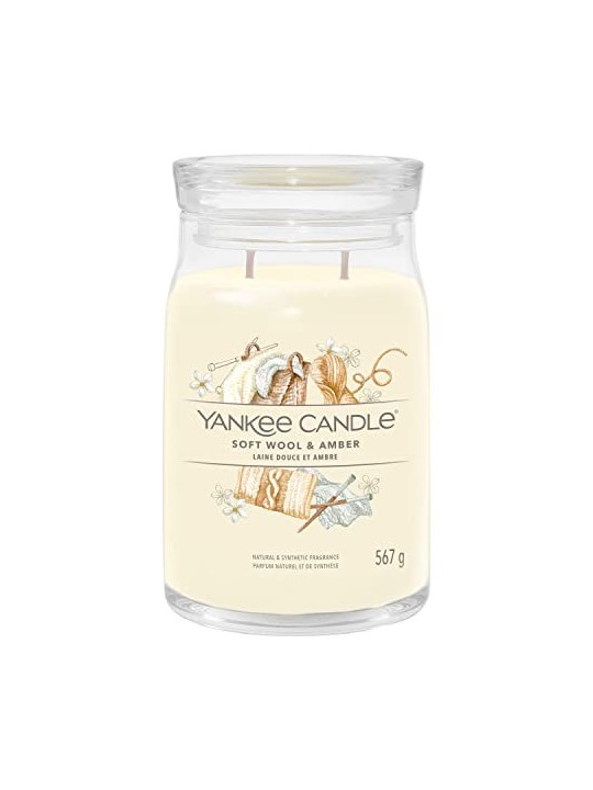 Yankee Candle Candela Signature Lana Morbida Ambra unisex 567 0g
