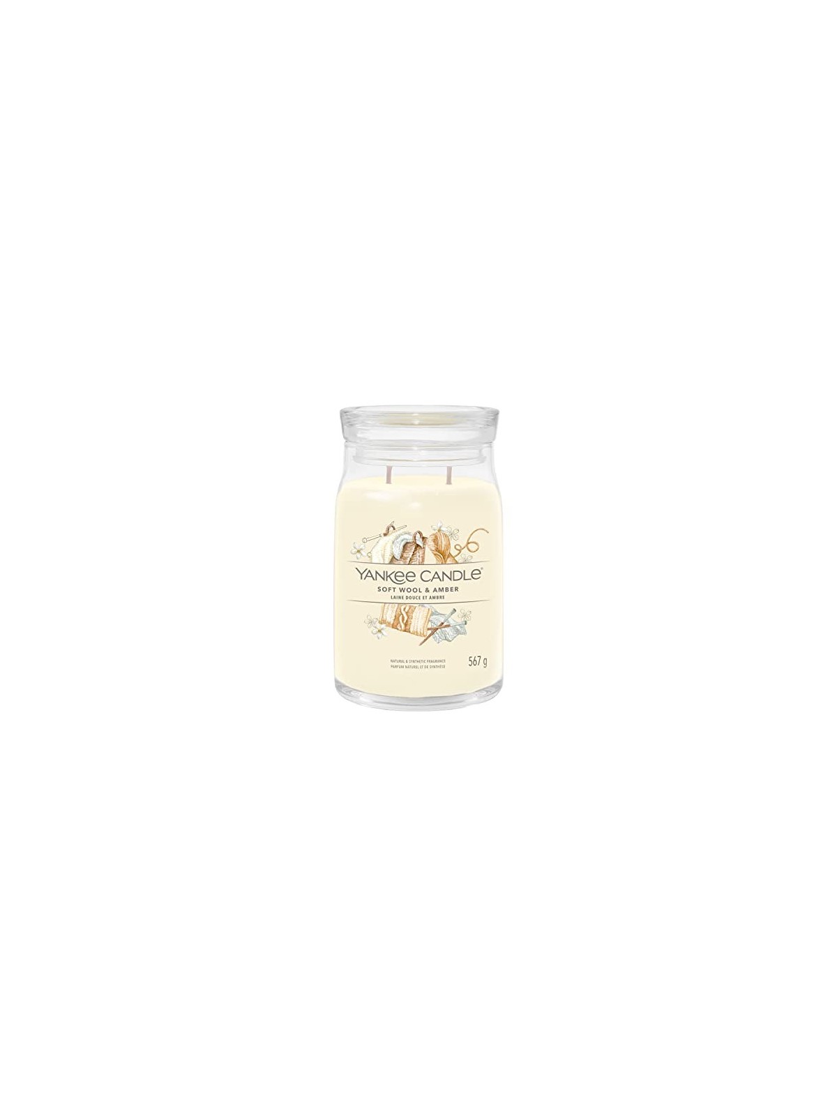 Yankee Candle Candela Signature Lana Morbida Ambra unisex 567 0g