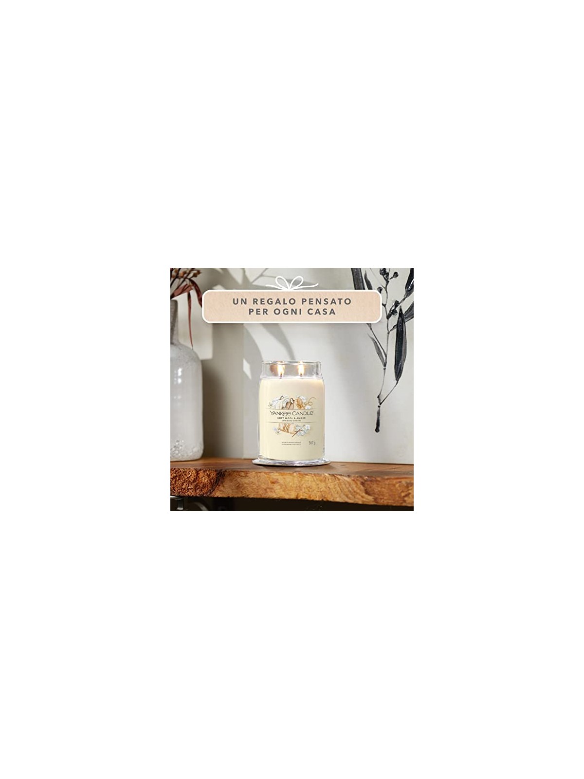 Yankee Candle Candela Signature Lana Morbida Ambra unisex 567 0g