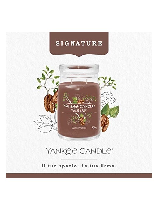 Yankee Candle Pralina Betulla Candela Profumata Unisex 567g