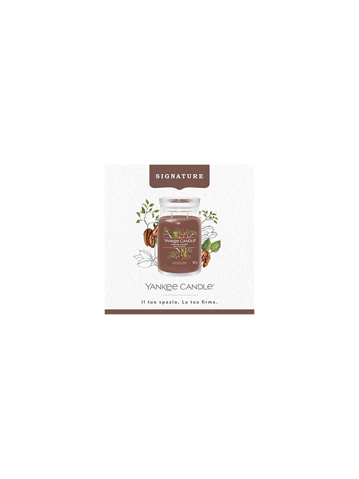 Yankee Candle Pralina Betulla Candela Profumata Unisex 567g